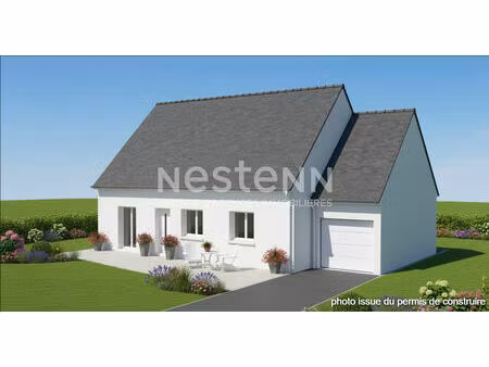 maison en cours de construction  sur un terrain de 400 m2 à malansac