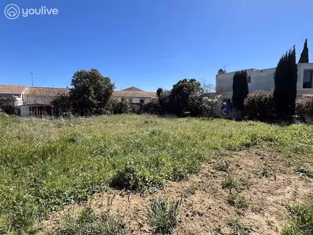 vente terrain à batir 734 m² à fabrègues (34690)  338 000 €