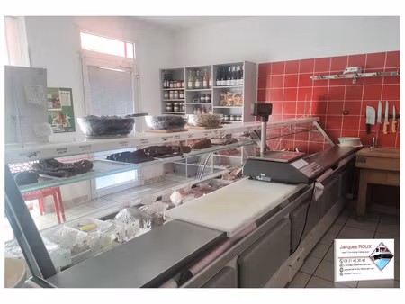 boucherie/charcuterie/traiteur - fdc 109500eur + murs 99500eur