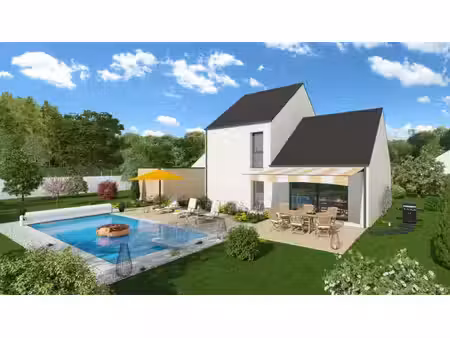 projet de construction d'une maison 110.54 m² avec terra...