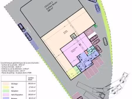 location local industriel 592 m² à saint-brieuc (22000)