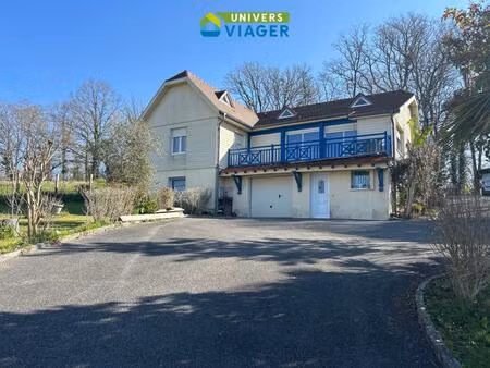 viager occupé maison t4 de 104m² au coeur du bearn