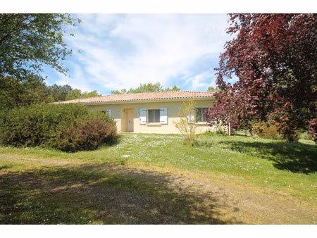 maison à vendre 4 pièces 109m² proche de casteljaloux (47) garages  terrain 9800m²