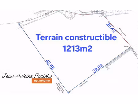 vente terrain 1213 m² à noe (31410)  99 000 €