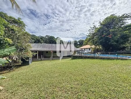dpt guyane (973)  à vendre remire-montjoly maison t4 de 103 m2 avec piscine sur un terrain