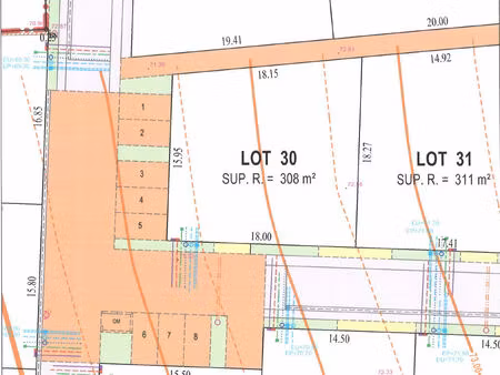 vente terrain 308 m² saint-martin-le-beau (37270)