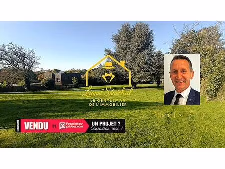 terrain à bâtir de 1 500 m2 à 5 mn du centre ville du mans