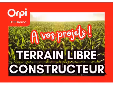 terrain libre constructeur