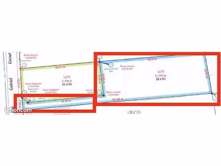 terrain 1 555 m² chemilly sur yonne