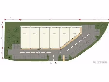 local bureaux 250 m²