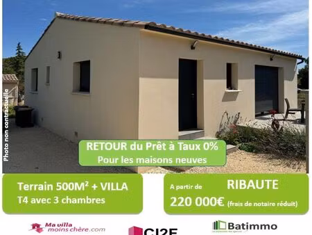 villa 4 pièces 80 m²