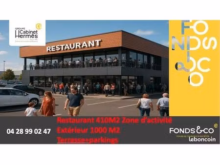 fonds de commerce restaurant 410 m²