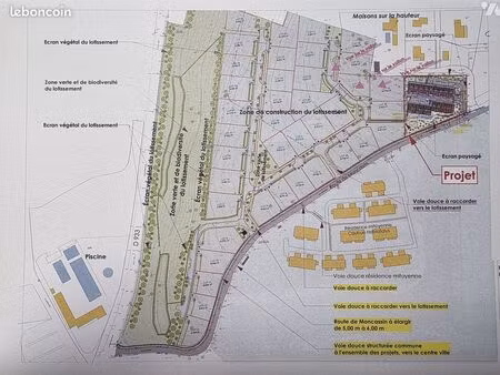 terrain 850 m² casteljaloux