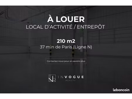 local 210 m² méré