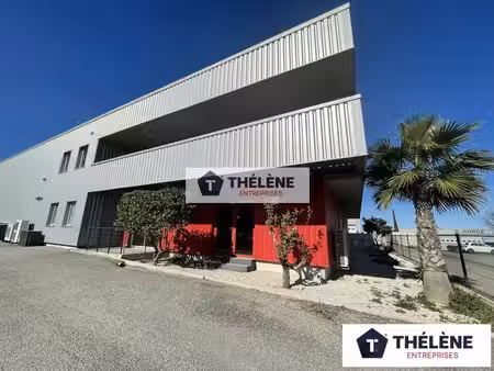 location local professionnel 180m² villeneuve les maguelone 34750