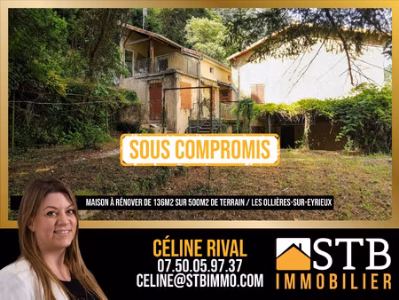 achat maison 5 pièces 136m² les ollieres sur eyrieux 07360