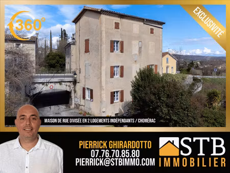 achat maison 8 pièces 142m² chomerac 07210