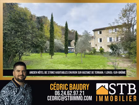 achat maison 15 pièces 370m² loriol sur drome 26270