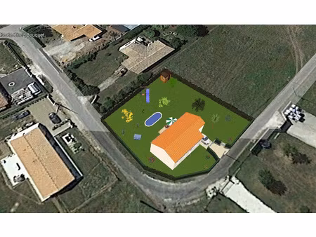 achat terrain 1 197m² bois 17240