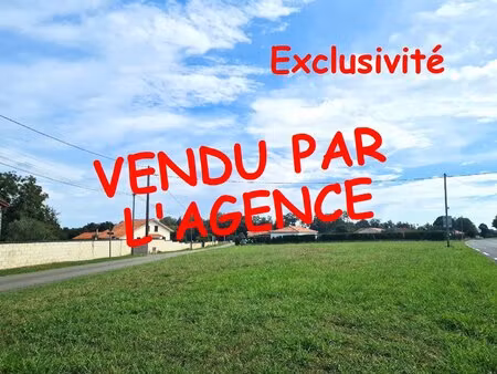 achat terrain 2 000m² lahontan 64270
