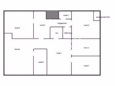location local commercial 113m² la balme de sillingy 74330