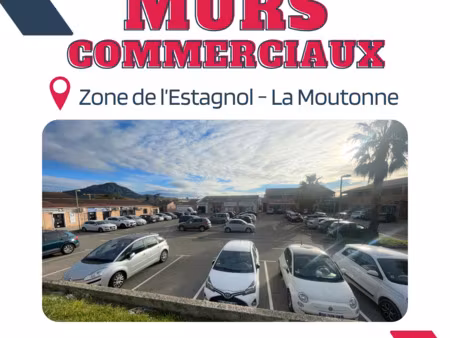 achat local commercial 130m² la crau 83260