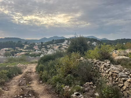 achat terrain 1 499m² la bouilladisse 13720