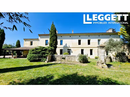 achat maison 12 pièces 460m² st sulpice de faleyrens 33330