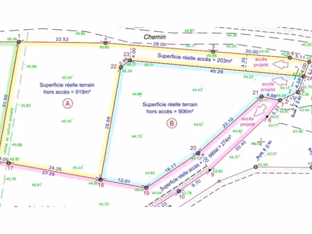 achat terrain 900m² st fregant 29260