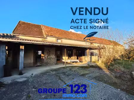 achat maison 3 pièces 80m² brion 89400