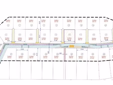 achat terrain 501m² mont sur meurthe 54360