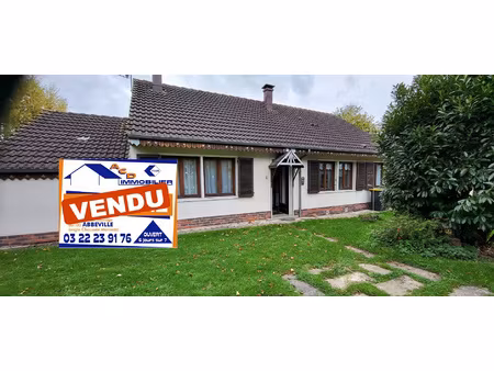 achat maison 4 pièces 92m² canchy 80150
