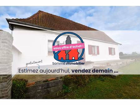 achat maison 4 pièces 80m² ailly le haut clocher 80690
