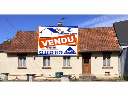 achat maison 4 pièces 80m² forest l abbaye 80150