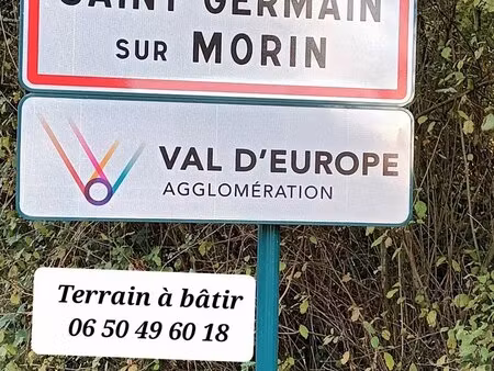 achat terrain 1 000m² st germain sur morin 77860