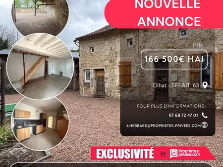 maison 4 pièces de 120m² à finir de rénover