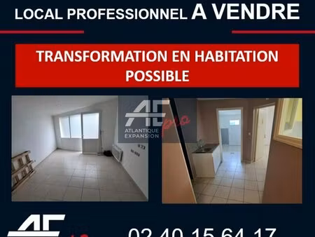 achat local commercial 110m² plesse 44630