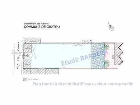 terrain de 593 m2 en vente - chatou  france