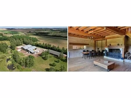ancienne ferme restaurée avec 40 hectares dans le pays d'othe (y
