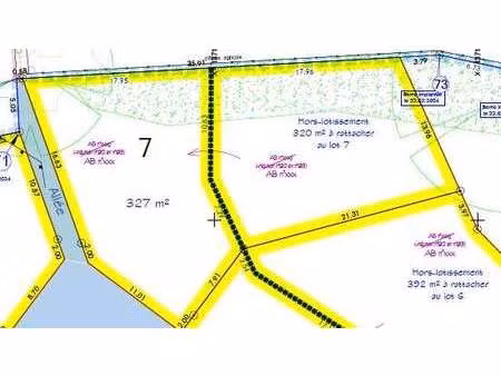 vente terrain à châteaubourg (35220) : à vendre / 647m² châteaubourg