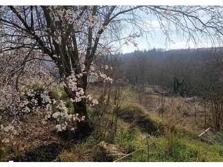 vente terrain 1809 m² lavilledieu (07170)
