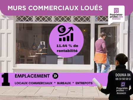 60100 creil - murs commerciaux loues  5 enseignes