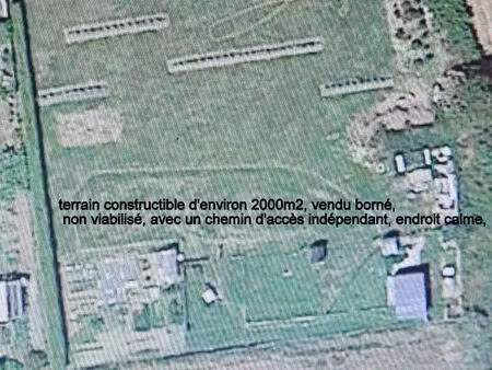 vente terrain 1800 m² saint-fiacre (22720)