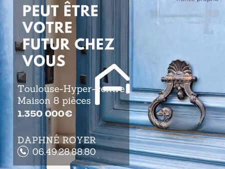 vente maison 7 pièces 270 m² toulouse (31400)