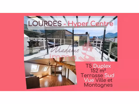 vente appartement 5 pièces 133 m² lourdes (65100)