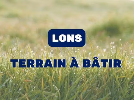 vente terrain 675 m² lons (64140)