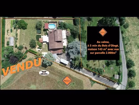 vente maison 8 pièces 143 m² val d’oingt (69620)