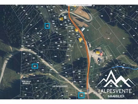 vente terrain 2497 m² les gets (74260)