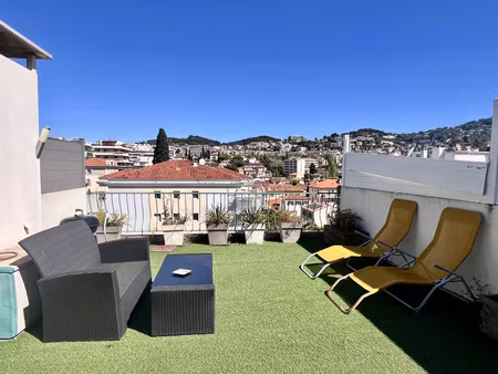 le cannet calme studio 22 m2 toit terrasse 28m2 cave parking collectif