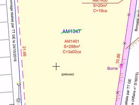 vente terrain 298 m² saint-brice-sous-forêt (95350)